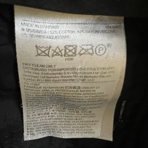 Banana Republic US 6 Long Womens Gray Heathered Slim Ankle Skinny Dress Pants - Picture 10 of 10